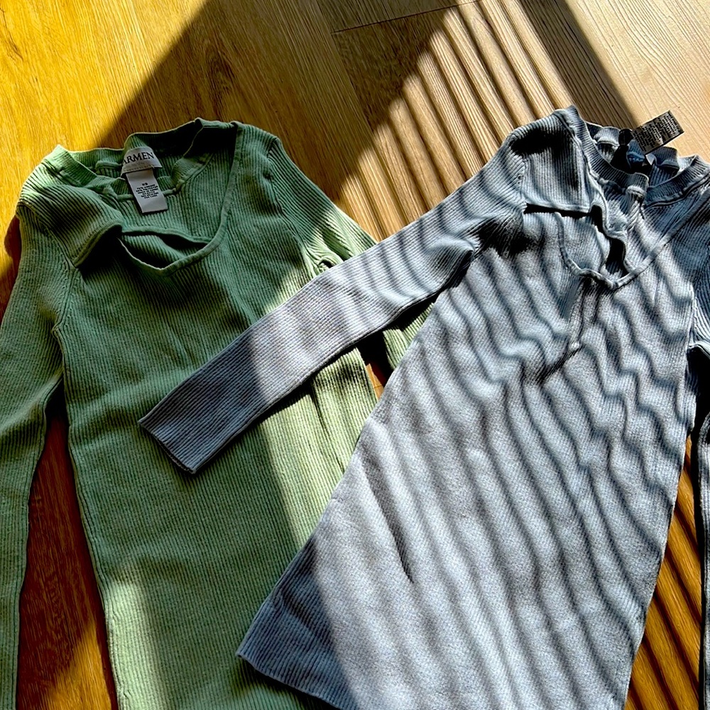 Carmen sweater. Very nice quality. Bought at Saks off fifth